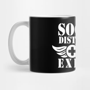 Social Distancing Expert Gaming Vintage Video Gamer Gift Mug